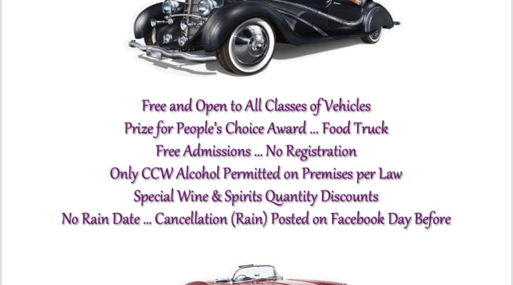 Harvest Car Show – “Wheels & Wine”